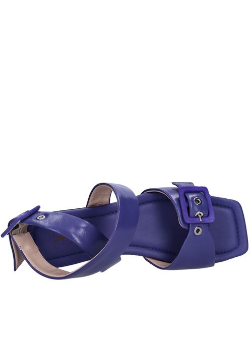 Sandali flat in pelle FABI | FD8011B HARRODSBLU